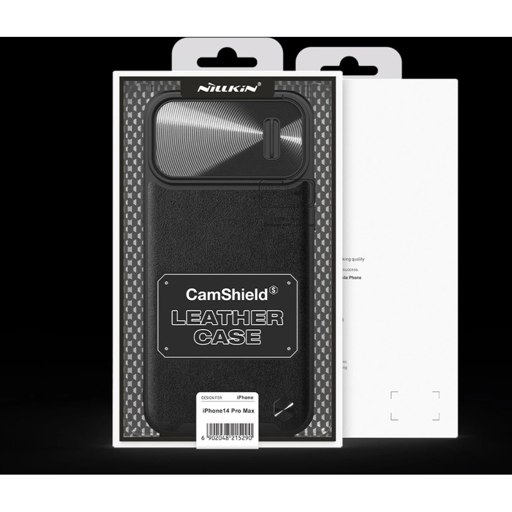 Etui Nillkin CamShield Leather S Apple iPhone 14 Pro Max czarny