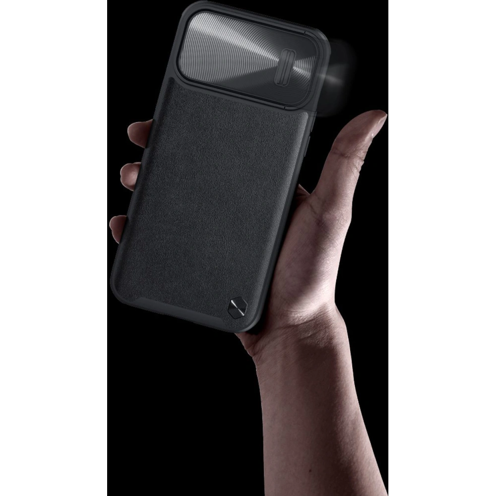 Etui Nillkin CamShield Leather S Apple iPhone 14 Pro Max czarny