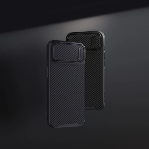 Kup Etui Nillkin szintetikus szál S Apple iPhone 14 Pro fekete - NLK861 - {ean13} - Sklep Home Screen