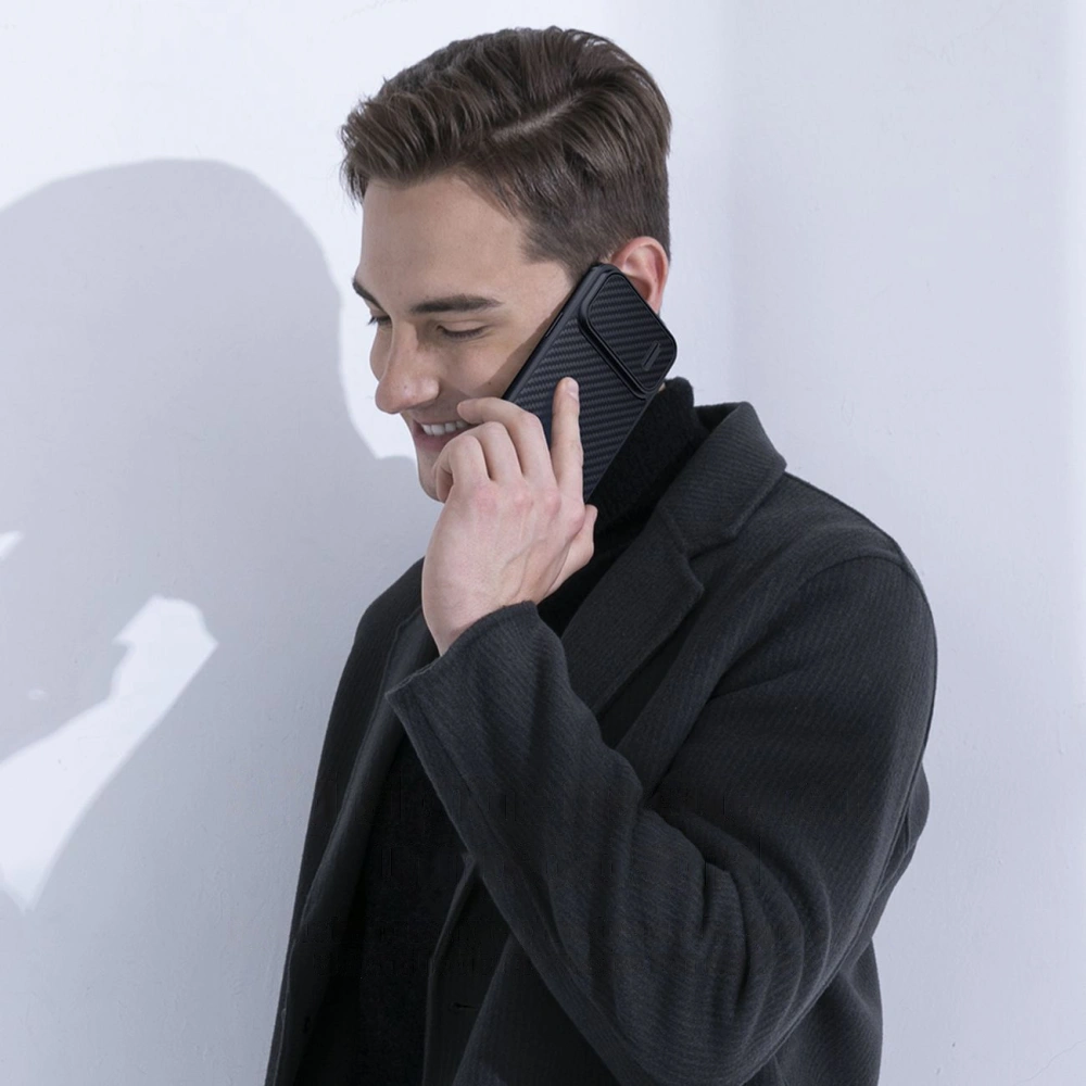 Etui Nillkin Synthetic Fiber S Apple iPhone 14 Pro czarny