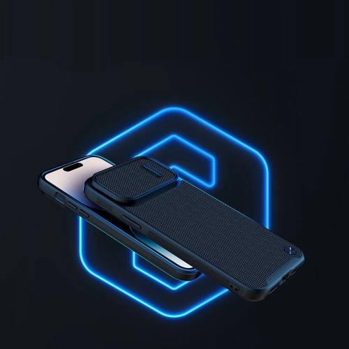 Kup Etui Nillkin Textured S Magnetic MagSafe Apple iPhone 14 Pro albastru - NLK868 - {ean13} - Sklep Home Screen