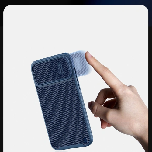 Kup Etui Nillkin Textured S Magnetic MagSafe Apple iPhone 14 Pro niebieski - NLK868 - {ean13} - Sklep Home Screen
