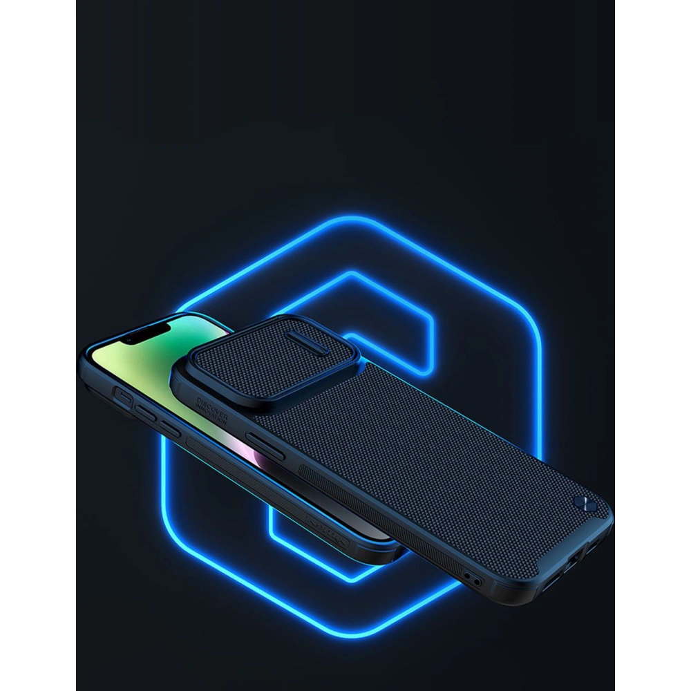 Etui Nillkin Textured S Magnetic MagSafe Apple iPhone 14 Plus / 15 Plus zielony