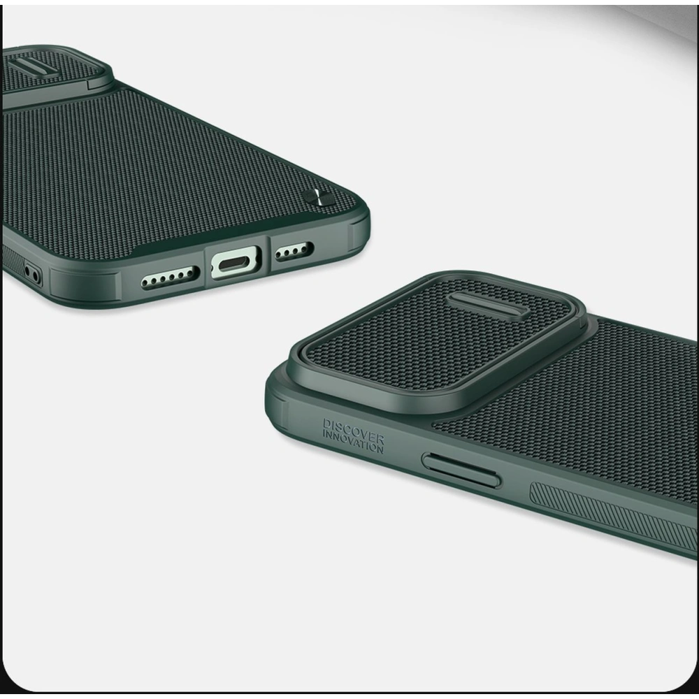 Etui Nillkin Textured S Magnetic MagSafe Apple iPhone 14 Plus / 15 Plus zielony