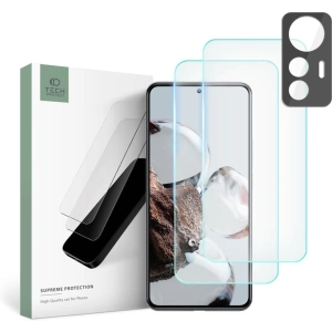 Kup Edzett üveg + fényképezőgép lencsékhez Tech-Protect Supreme Set Xiaomi 12T Clear [2+1 PACK] - THP1565 - {ean13} - Sklep Home Screen