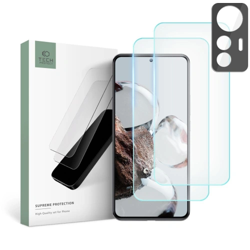 Buy Tech-Protect Supreme Set Xiaomi 12T Clear [2+1 PACK] - THP1565 - {ean13} - Home Screen Store Europe