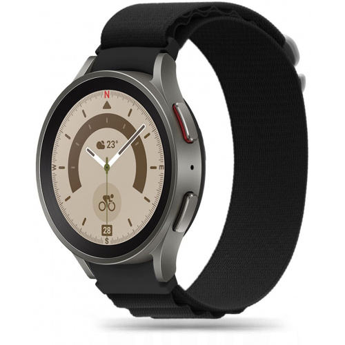 Kup Pasek Tech-protect Nylon Pro Samsung Galaxy Watch 4/5/5 Pro 40/42/44/45/46mm Black - 9490713930304 - THP1571 - Homescreen.pl