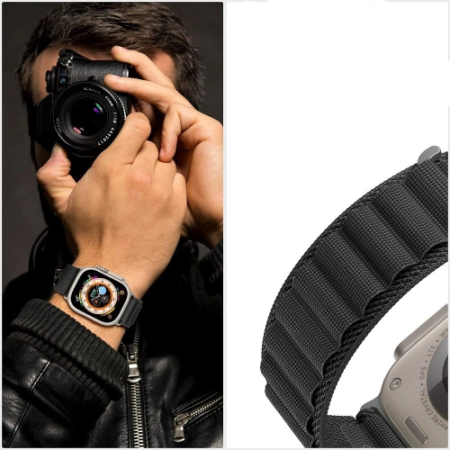 Kup Pasek Tech-Protect Nylon Pro Samsung Galaxy Watch 4/5/5 Pro/6 Negru - THP1571 - {ean13} - Sklep Home Screen