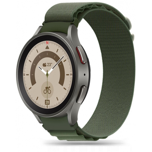 Kup Pasek Tech-protect Nylon Pro Samsung Galaxy Watch 4/5/5 Pro 40/42/44/45/46mm Military Green - 9490713930281 - THP1572 - Homescreen.pl