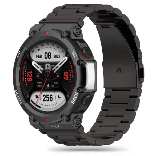 Kup Bransoleta Tech-Protect Nerezová Amazfit T-Rex 2 Černá - THP1578 - {ean13} - Sklep Home Screen