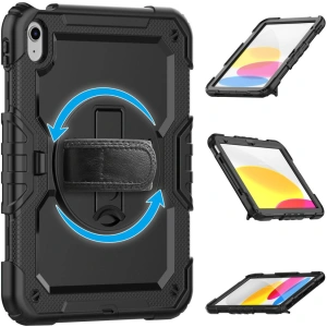 Kup Etui Tech-Protect Solid360 Apple iPad 10.9 2022 (10. generație) Negru - THP1580 - {ean13} - Sklep Home Screen