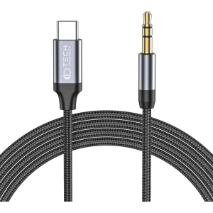 Kup Kabel audio Tech-Protect Ultraboost USB-C/mini Jack 3.5mm 100cm Černý - THP1582 - {ean13} - Sklep Home Screen