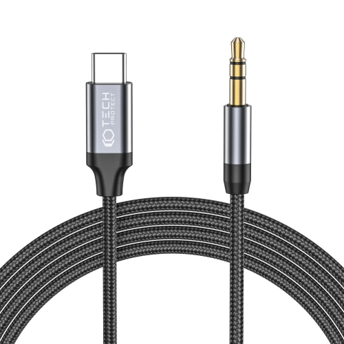 Kup Kabel audio Tech-Protect Ultraboost USB-C/mini Jack 3.5mm 100cm Černý - THP1582 - {ean13} - Sklep Home Screen