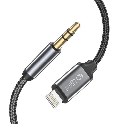 Kup Kabel audio Tech-Protect Ultraboost Lightning/mini Jack 3.5mm 100cm Black - THP1583 - {ean13} - Sklep Home Screen