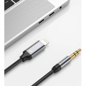 Kabel audio Tech-Protect Ultraboost Lightning/mini Jack 3.5mm 100cm Black