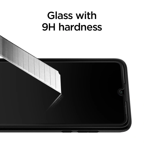 Kup Gehärtetes Glas Spigen GLAS.tR Slim Huawei P30 Lite Schwarz - SPN2577 - {ean13} - Sklep Home Screen
