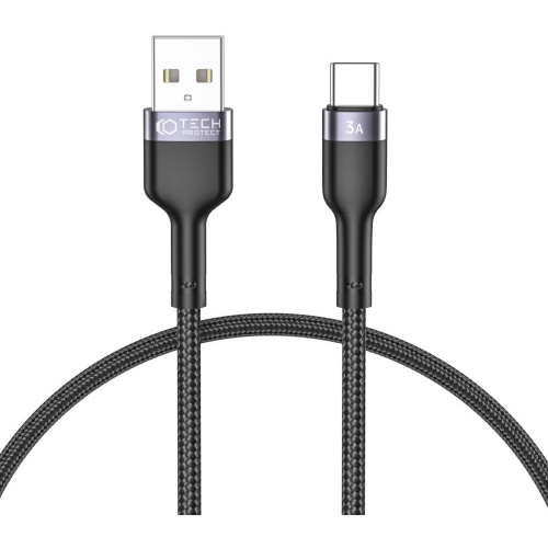 Kup Kabel Tech-protect Ultraboost USB-C 3A 25cm Black - 9490713928776 - THP1588 - Homescreen.pl