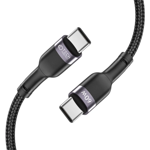 Kup Kábel Tech-Protect Ultraboost USB-C PD 60W/3A 100cm Fekete - THP1593 - {ean13} - Sklep Home Screen