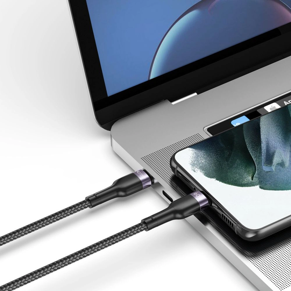 Kabel Tech-Protect Ultraboost USB-C PD 60W/3A 100cm Black