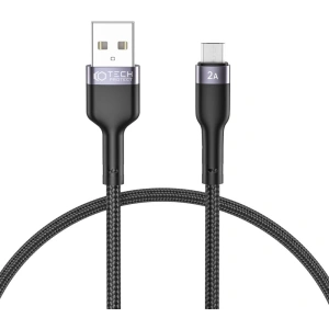 Kabel Tech-Protect Ultraboost microUSB 2.4A 25cm Black