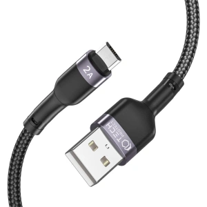 Tech-Protect Ultraboost microUSB 2.4A 200cm Black