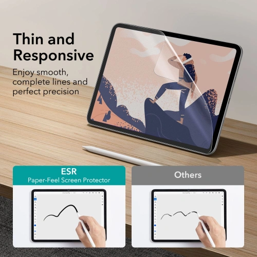Kup Folia ESR Paper Feel Apple iPad 10.9 2022 (10. generacji) Matte Clear [2 PACK] - ESR626 - {ean13} - Sklep Home Screen