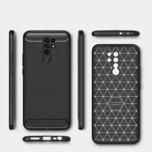 Kup Case Tech-Protect TPUCarbon Xiaomi Redmi 9 Schwarz - THP1602 - {ean13} - Sklep Home Screen