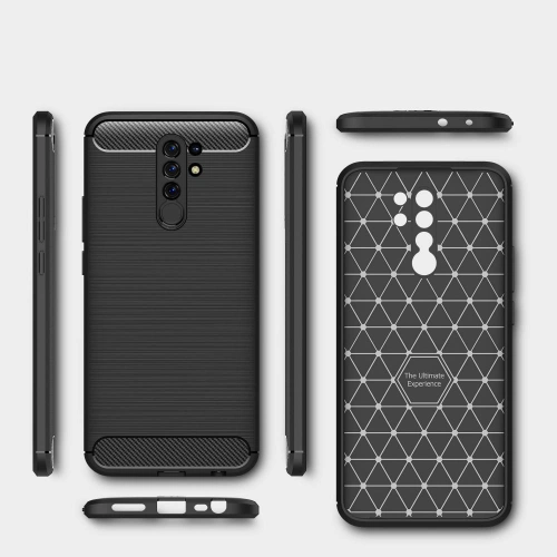 Kup Case Tech-Protect TPUCarbon Xiaomi Redmi 9 Schwarz - THP1602 - {ean13} - Sklep Home Screen