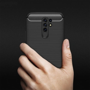 Kup Case Tech-Protect TPUCarbon Xiaomi Redmi 9 Schwarz - THP1602 - {ean13} - Sklep Home Screen