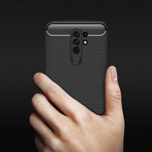 Kup Case Tech-Protect TPUCarbon Xiaomi Redmi 9 Schwarz - THP1602 - {ean13} - Sklep Home Screen