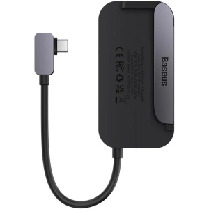 Kup Hub 4in1 Baseus PadJoy Series USB-C zu USB 3.0 + HDMI + USB-C PD + Klinke 3.5mm (Grau) - BSU3700 - {ean13} - Sklep Home Screen