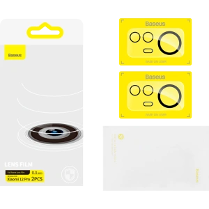 Kup Folie na aparát Baseus Lens Protector Xiaomi 12 Pro 0.3mm průhledná [2 PACK] - BSU3704 - {ean13} - Sklep Home Screen