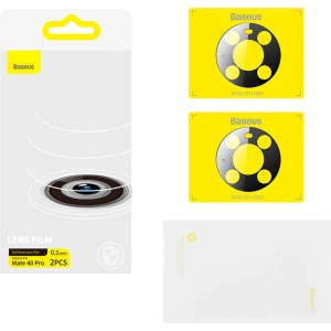 Kup Folie für die Kamera Baseus Linsenschutz Huawei Mate 40 Pro 0.3mm transparent [2 PACK] - BSU3705 - {ean13} - Sklep Home Screen