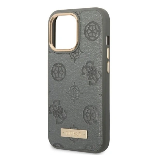 Kup Etui Guess GUHMP13LSAPSTG Apple iPhone 13 Pro šedé/grey hardcase Peony Logo Plate MagSafe - GUE2268 - {ean13} - Sklep Home Screen