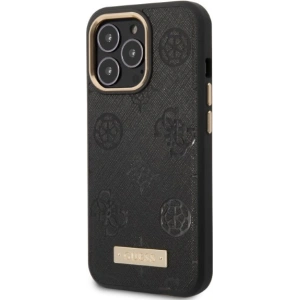 Kup Etui Guess GUHMP13LSAPSTK Apple iPhone 13 Pro czarny/black hardcase Peony Logo Plate MagSafe - GUE2269 - {ean13} - Sklep Home Screen