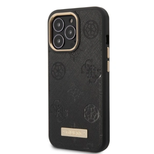 Kup Etui Guess GUHMP13LSAPSTK Apple iPhone 13 Pro černý/black hardcase Peony Logo Plate MagSafe - GUE2269 - {ean13} - Sklep Home Screen
