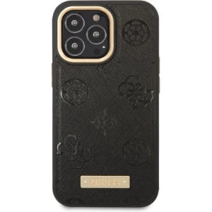 Kup Etui Guess GUHMP13LSAPSTK Apple iPhone 13 Pro czarny/black hardcase Peony Logo Plate MagSafe - GUE2269 - {ean13} - Sklep Home Screen