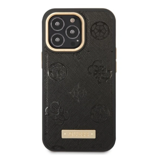 Kup Etui Guess GUHMP13LSAPSTK Apple iPhone 13 Pro černý/black hardcase Peony Logo Plate MagSafe - GUE2269 - {ean13} - Sklep Home Screen