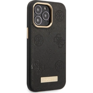 Kup Etui Guess GUHMP13LSAPSTK Apple iPhone 13 Pro czarny/black hardcase Peony Logo Plate MagSafe - GUE2269 - {ean13} - Sklep Home Screen