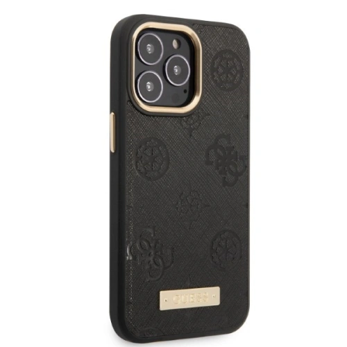 Kup Etui Guess GUHMP13LSAPSTK Apple iPhone 13 Pro černý/black hardcase Peony Logo Plate MagSafe - GUE2269 - {ean13} - Sklep Home Screen