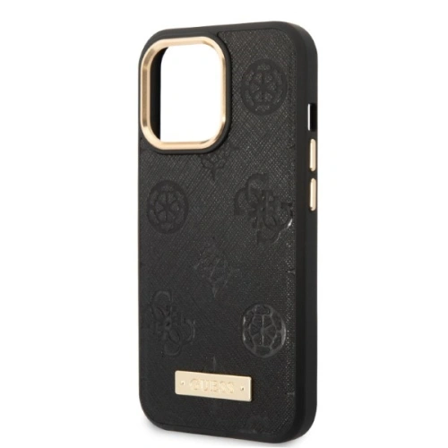 Kup Etui Guess GUHMP13LSAPSTK Apple iPhone 13 Pro černý/black hardcase Peony Logo Plate MagSafe - GUE2269 - {ean13} - Sklep Home Screen