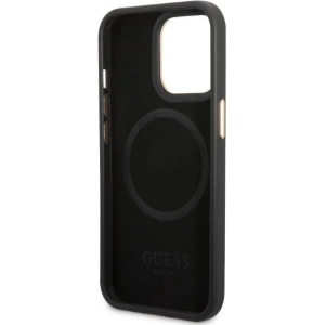 Kup Etui Guess GUHMP13LSAPSTK Apple iPhone 13 Pro czarny/black hardcase Peony Logo Plate MagSafe - GUE2269 - {ean13} - Sklep Home Screen