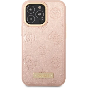 Kup Etui Guess GUHMP13LSAPSTP Apple iPhone 13 Pro różowy/pink hardcase Peony Logo Plate MagSafe - GUE2270 - {ean13} - Sklep Home Screen