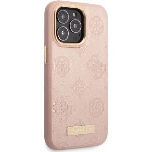 Kup Etui Guess GUHMP13LSAPSTP Apple iPhone 13 Pro różowy/pink hardcase Peony Logo Plate MagSafe - GUE2270 - {ean13} - Sklep Home Screen