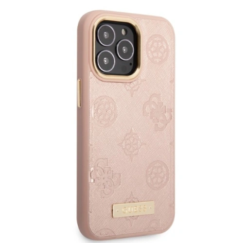 Kup Etui Guess GUHMP13LSAPSTP Apple iPhone 13 Pro rózsaszín/pink hardcase Peony Logo Plate MagSafe - GUE2270 - {ean13} - Sklep Home Screen