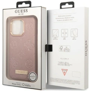 Kup Etui Guess GUHMP13LSAPSTP Apple iPhone 13 Pro różowy/pink hardcase Peony Logo Plate MagSafe - GUE2270 - {ean13} - Sklep Home Screen