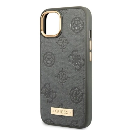 Kup Etui Guess GUHMP13MSAPSTG Apple iPhone 13 gri/hardcase Peony Logo Plate MagSafe - GUE2271 - {ean13} - Sklep Home Screen