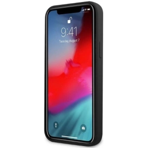 Etui Mercedes AMG AMHCP12LSGLBGN Apple iPhone 12 Pro Max černý/black hardcase silikonové velké logo