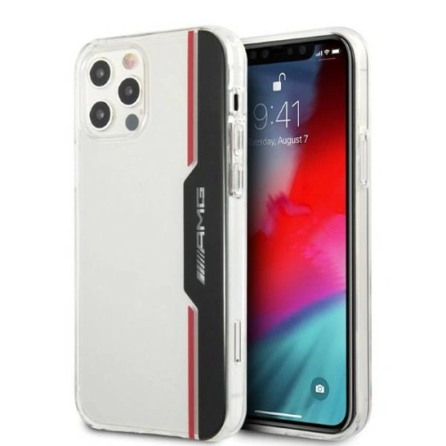 Kup Etui Mercedes AMG AMHCP12MTVLBR Apple iPhone 12/12 Pro transparent hardcase Electroplate Vertical - MRS67 - {ean13} - Sklep Home Screen