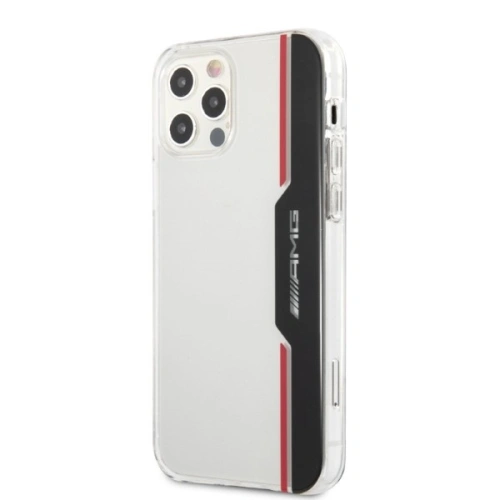 Kup Etui Mercedes AMG AMHCP12MTVLBR Apple iPhone 12/12 Pro transparentní tvrdý obal Electroplate Vertical - MRS67 - {ean13} - Sklep Home Screen